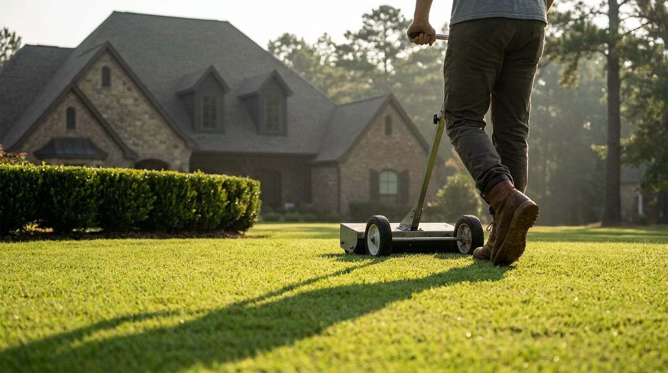Page Roofing & Contracting — magnet sweep