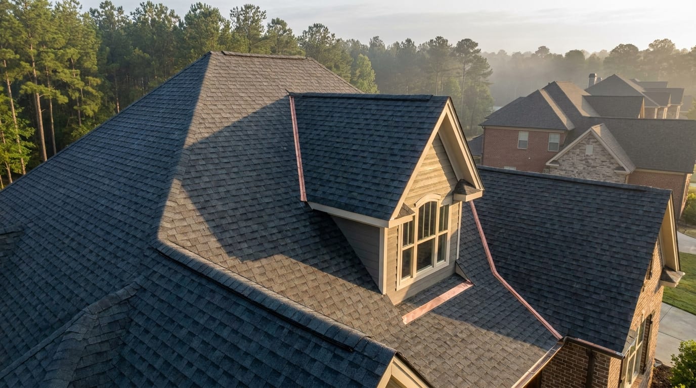 Page Roofing & Contracting — aerial dormers